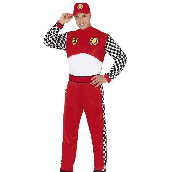 Disfraz de Piloto de Fórmula 1 Ferrari para Adultos Disfraz de Piloto de Fórmula 1 Ferrari para Adultos