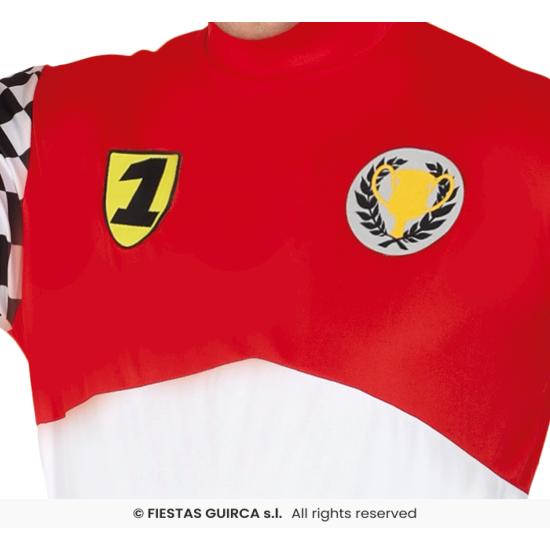 Disfraz de Piloto de Fórmula 1 Ferrari para Adultos Disfraz de Piloto de Fórmula 1 Ferrari para Adultos