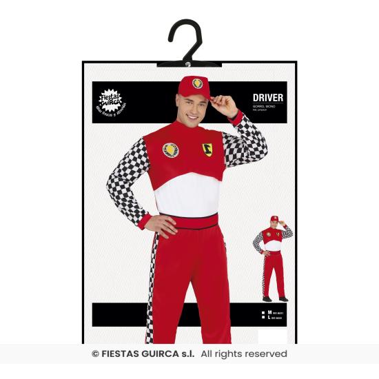 Disfraz de Piloto de Fórmula 1 Ferrari para Adultos Disfraz de Piloto de Fórmula 1 Ferrari para Adultos