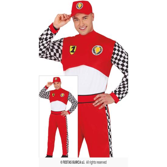 Disfraz de Piloto de Fórmula 1 Ferrari para Adultos Disfraz de Piloto de Fórmula 1 Ferrari para Adultos