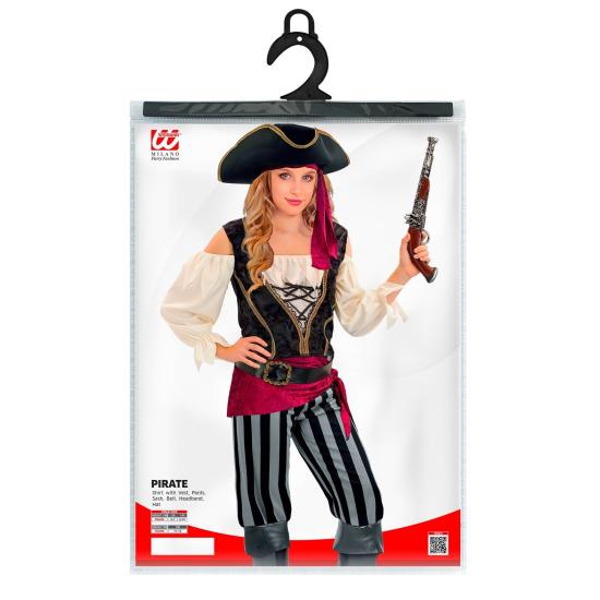 Disfraz de Pirata Mujer Deluxe – Estilo Corsaria Clásica Disfraz de Pirata Mujer Deluxe – Estilo Corsaria Clásica