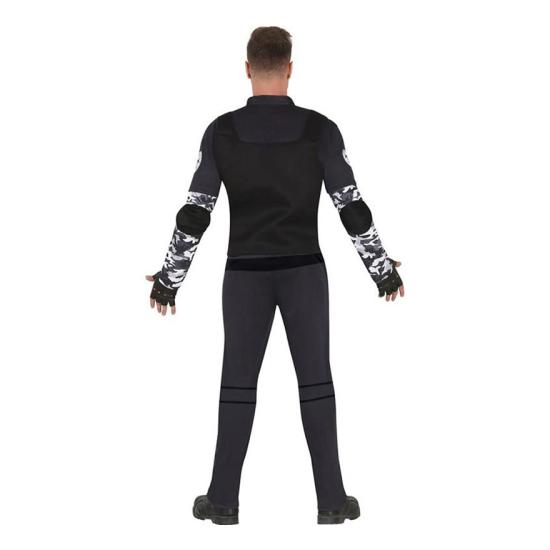 Disfraz de Policía Cazador de Zombies para hombre Disfraz de Policía Cazador de Zombies para hombre