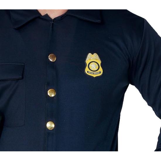 Disfraz de Policía Tallas Grandes adulto Disfraz de Policía Tallas Grandes adulto