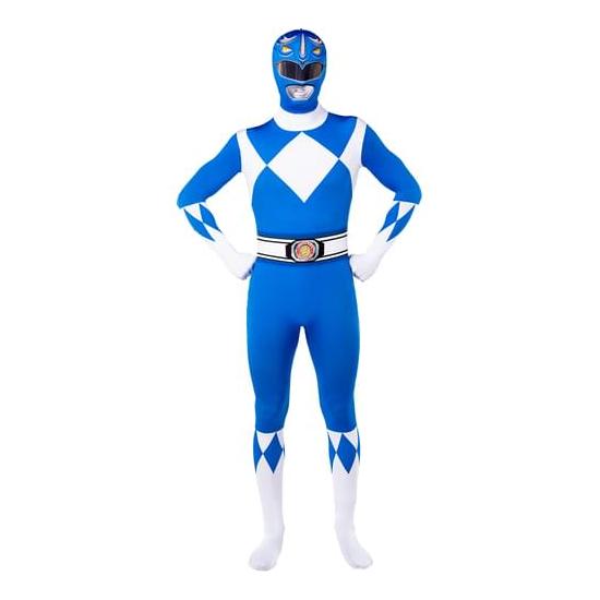 Disfraz de Power Ranger Azul Segunda piel Disfraz de Power Ranger Azul Segunda piel