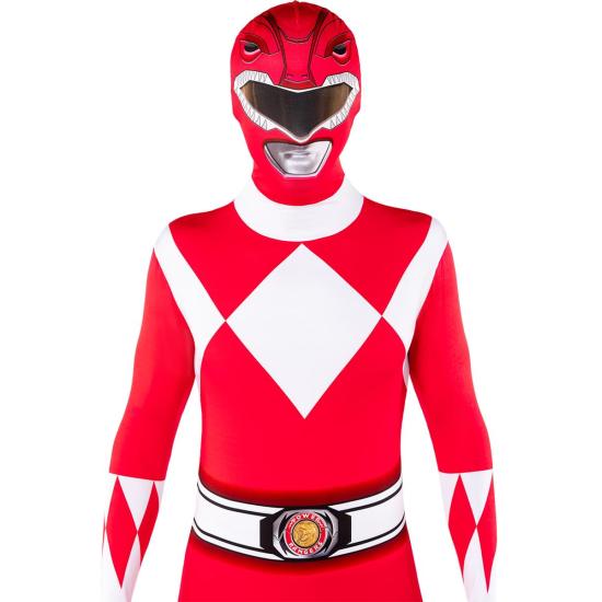 Disfraz de Power Ranger rojo segunda piel Disfraz de Power Ranger rojo segunda piel