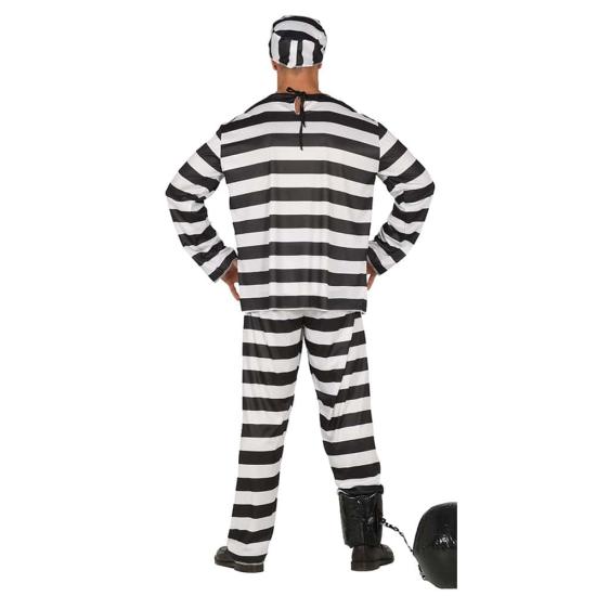 Disfraz de Preso talla adulto Disfraz de Preso talla adulto