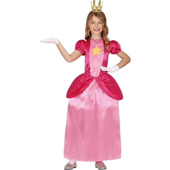 Disfraz de Princesa Peach Mario niñas Disfraz de Princesa Peach Mario niñas