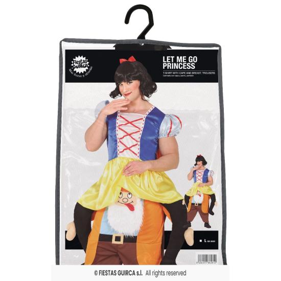 Disfraz de Princesa de las Nieves a Hombros Enano Disfraz de Princesa de las Nieves a Hombros Enano