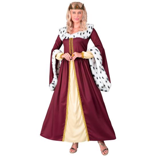 Disfraz de Reina para Mujer - Vestido Largo con Corona Disfraz de Reina para Mujer - Vestido Largo con Corona