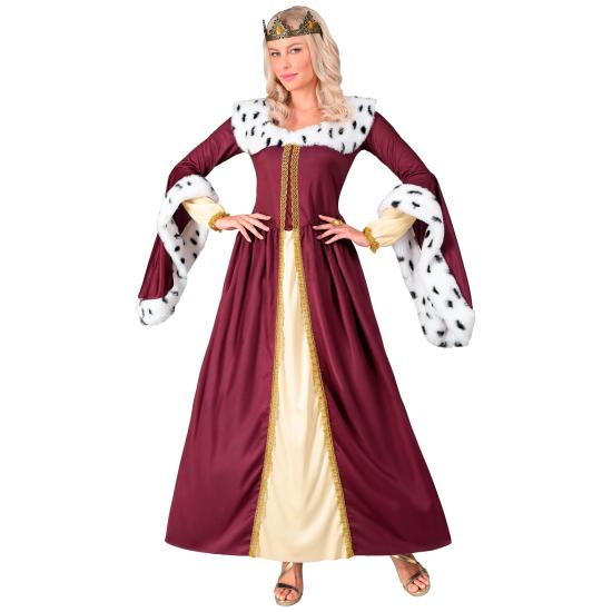 Disfraz de Reina para Mujer - Vestido Largo con Corona Disfraz de Reina para Mujer - Vestido Largo con Corona