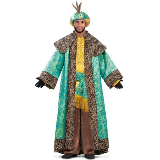 Disfraz de Rey Baltasar Brocado para adulto Disfraz de Rey Baltasar Brocado para adulto
