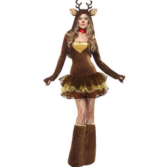 Disfraz de Rudolf Fever  mujer Disfraz de Rudolf Fever  mujer