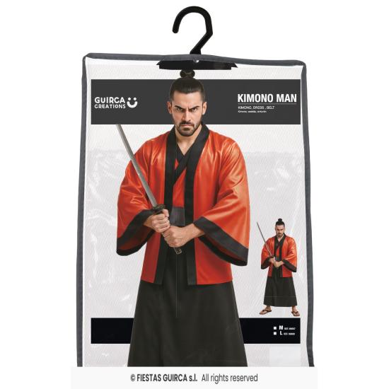 Disfraz de Samurai Japonés para Hombre – Kimono, Vestido y Cinturón