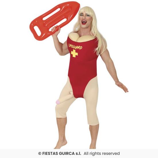Disfraz de Socorrista con Pene para Adulto