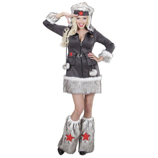 Disfraz adulta de Soldada Rusa Disfraz adulta de Soldada Rusa