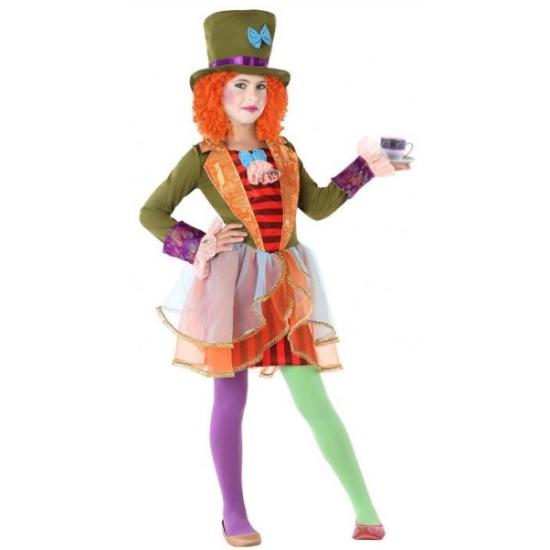 Disfraz de Sombrerera Loca para niña Disfraz de Sombrerera Loca para niña