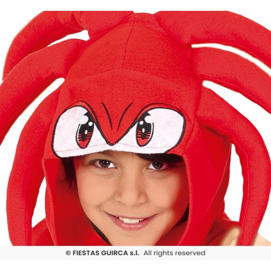 Disfraz de Sonic Kigurumi Knuckles para niño Disfraz de Sonic Kigurumi Knuckles para niño