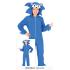 Disfraz de Sonic Kigurumi para niño Disfraz de Sonic Kigurumi para niño