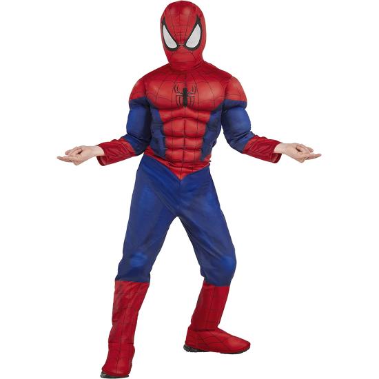Disfraz de Spider-Man Musculoso Oficial Marvel para Niño Disfraz de Spider-Man Musculoso Oficial Marvel para Niño