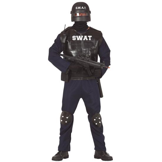 Disfraz de SWAT negro para adulto Disfraz de SWAT negro para adulto