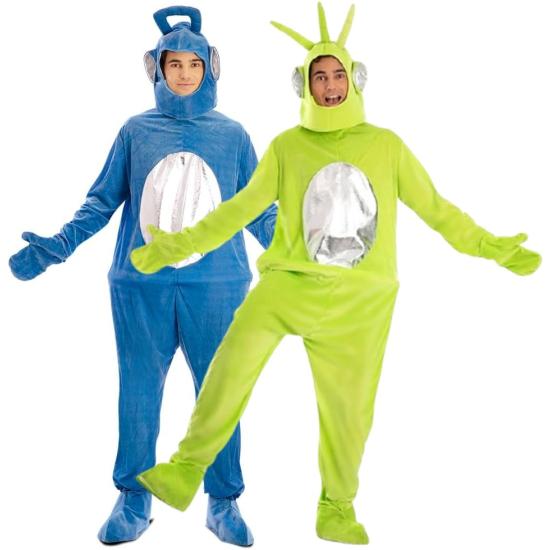 Disfraz de Teletubbies Adultos - Verde o Azul (Talla M-L) Disfraz de Teletubbies Adultos - Verde o Azul (Talla M-L)