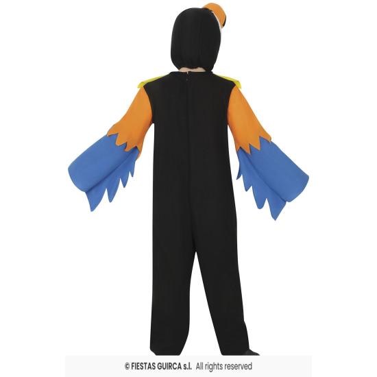 Disfraz de Tucán infantil – Mono con capucha para Carnaval y fiestas escolares