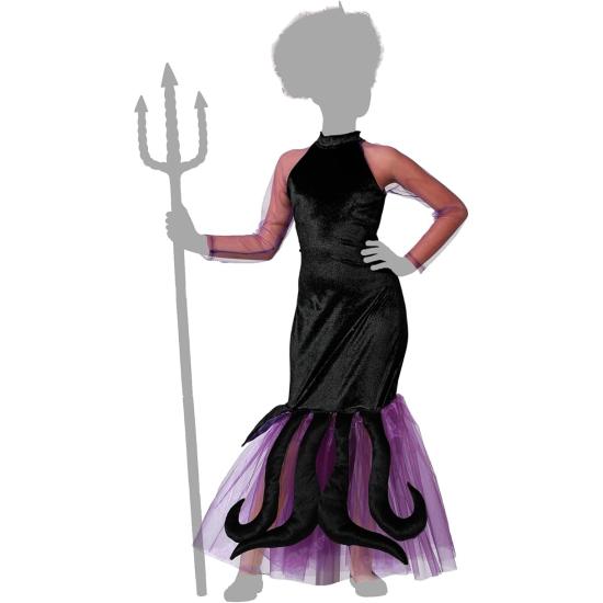 Disfraz de Ursula para niñas Disfraz de Ursula para niñas