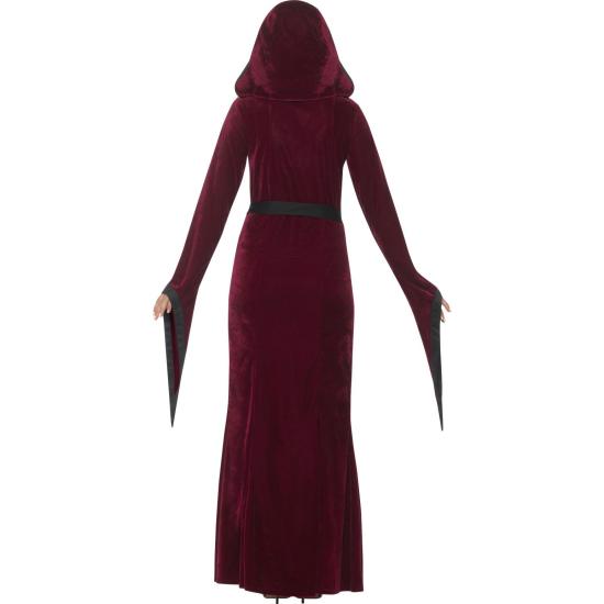 Disfraz vampiresa de terciopelo granate para mujer Disfraz vampiresa de terciopelo granate para mujer