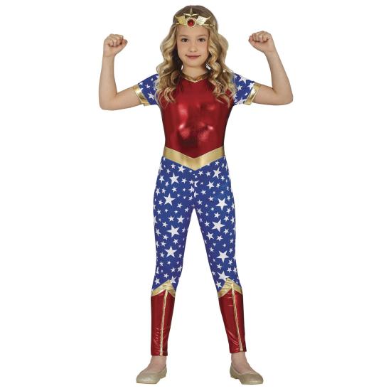 Disfraz de Wonder Lady Estrellas para Niña Disfraz de Wonder Lady Estrellas para Niña