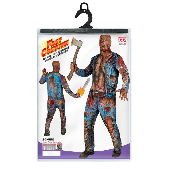Disfraz de Zombi "Fast Costume" – Adulto Disfraz de Zombi "Fast Costume" – Adulto
