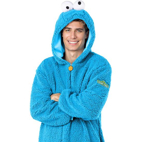 Disfraz del monstruo de las galletas para adulto - Barrio Sésamo Disfraz del monstruo de las galletas para adulto - Barrio Sésamo