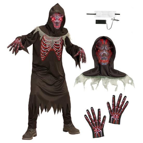 Disfraz Demonio Ojos Luminosos niños Disfraz Demonio Ojos Luminosos niños