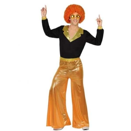 Disfraz Disco Años 60 Naranja adulto Disfraz Disco Años 60 Naranja adulto