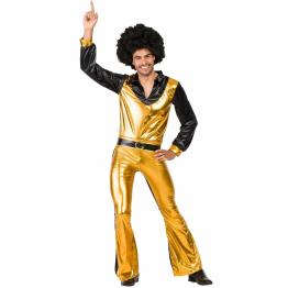 Disfraz Disco Dorado para Hombre