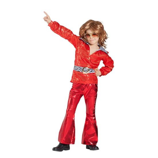 Disfraz Disco Rojo para Niño Disfraz Disco Rojo para Niño