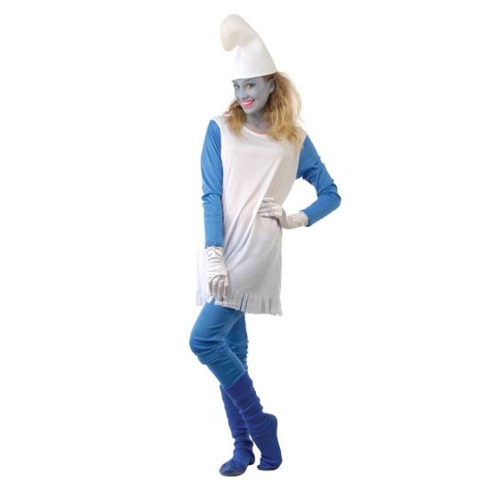 Disfraz Enaníta Pitufina Azul mujer Disfraz Enaníta Pitufina Azul mujer