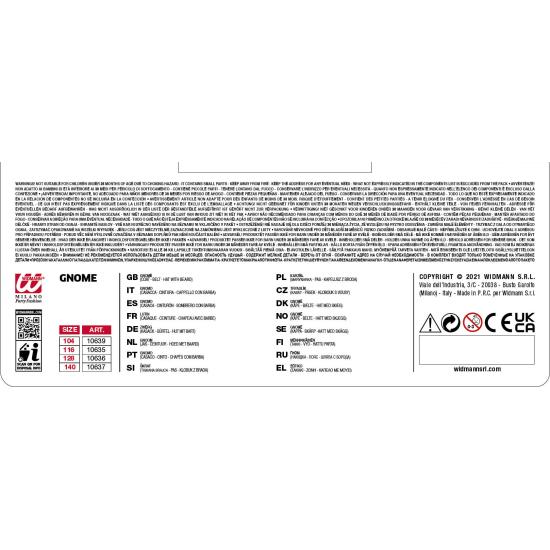 Disfraz Enanito Blancanieves Rojo talla infantil Disfraz Enanito Blancanieves Rojo talla infantil