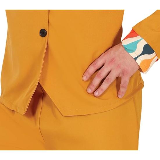 Disfraz de los años 70 naranja para hombre Disfraz de los años 70 naranja para hombre