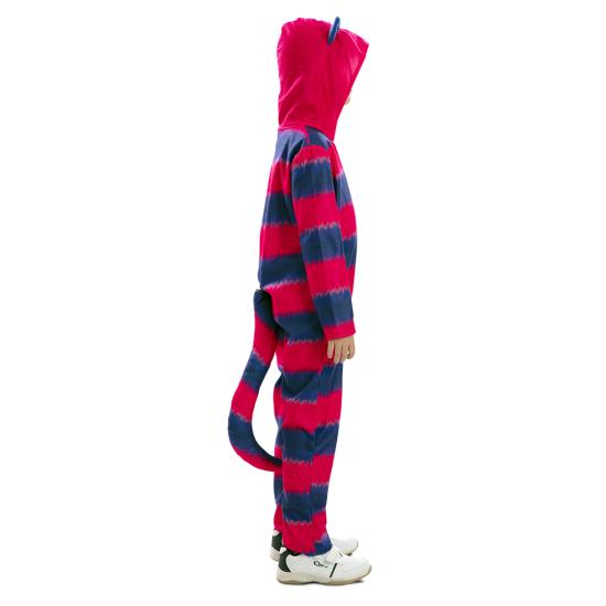 Disfraz Gato de Cheshire infantil unisex – Mono con capucha Disfraz Gato de Cheshire infantil unisex – Mono con capucha