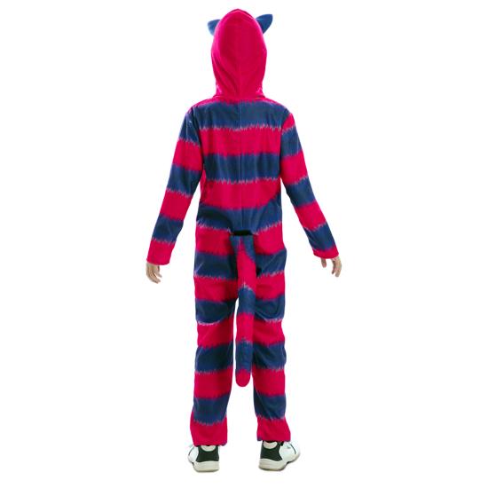 Disfraz Gato de Cheshire infantil unisex – Mono con capucha Disfraz Gato de Cheshire infantil unisex – Mono con capucha