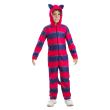 Disfraz Gato de Cheshire infantil unisex – Mono con capucha Disfraz Gato de Cheshire infantil unisex – Mono con capucha