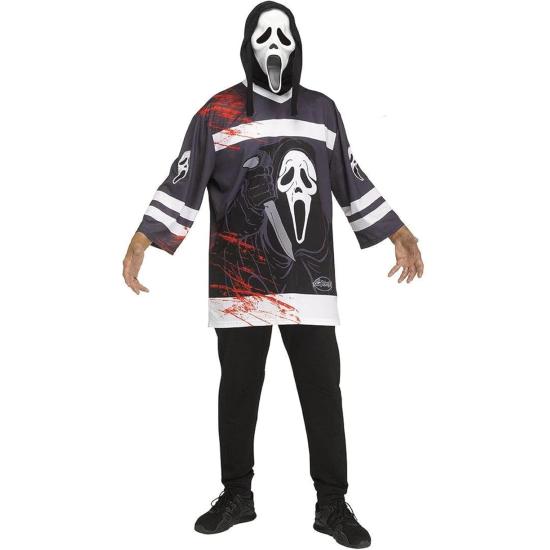 Disfraz Ghost Face Camiseta de Hockey – Terror Deportivo para Adultos Disfraz Ghost Face Camiseta de Hockey – Terror Deportivo para Adultos