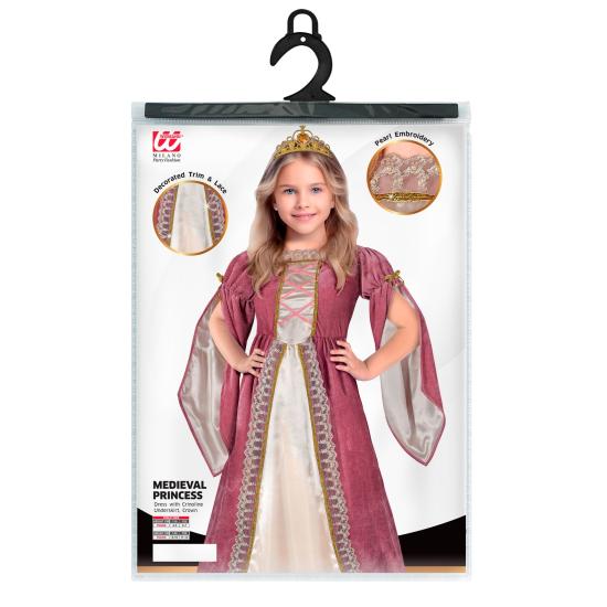 Disfraz Princesa Medieval Elegante en talla infantil Disfraz Princesa Medieval Elegante en talla infantil