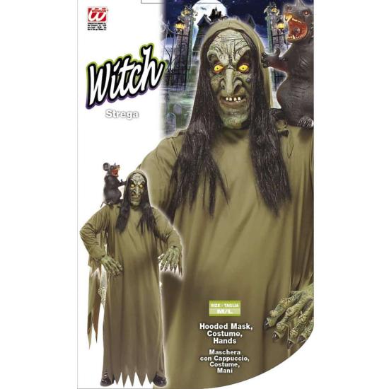 Disfraz Halloween Bruja Terror talla única adultos Disfraz Halloween Bruja Terror talla única adultos