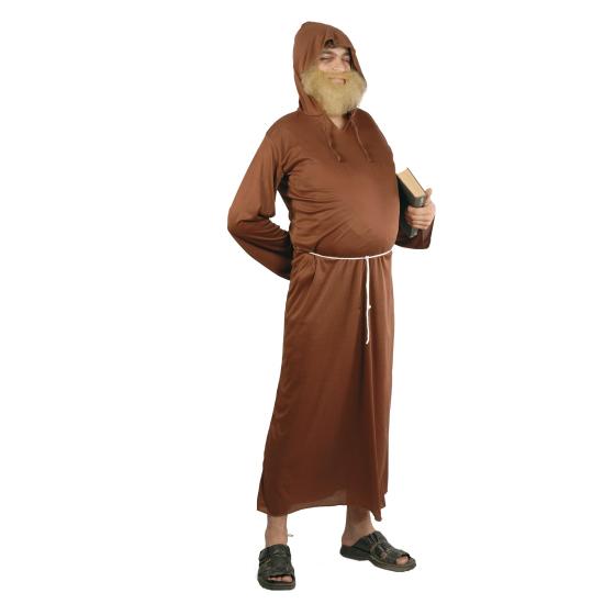 Disfraz Monje Abadía talla única Disfraz Monje Abadía talla única