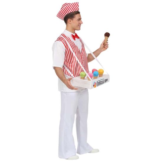 Disfraz de Heladero años 50 talla adulto Disfraz de Heladero años 50 talla adulto