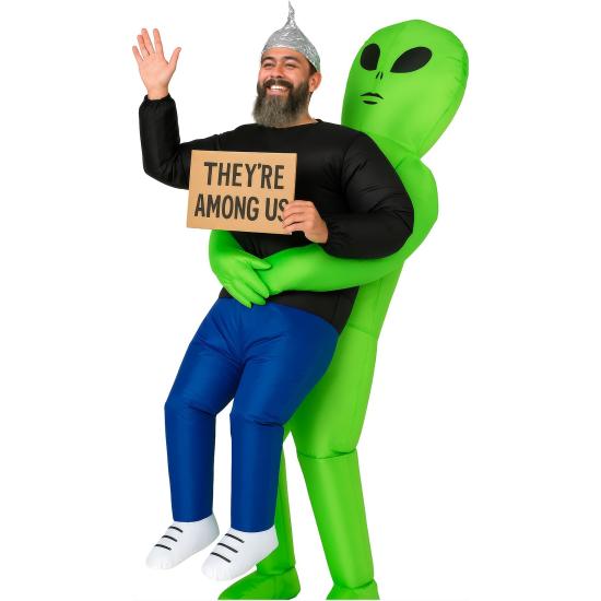 Disfraz Hinchable Alien Secuestrador – Traje con Ventilador Disfraz Hinchable Alien Secuestrador – Traje con Ventilador