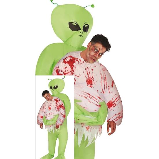 Disfraz Hinchable de Abducido por un Extraterrestre para Hombre Disfraz Hinchable de Abducido por un Extraterrestre para Hombre