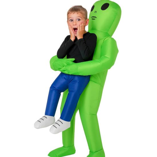 Disfraz Hinchable Infantil Alien Secuestrador de Niños – Incluye Traje con Ventilador Disfraz Hinchable Infantil Alien Secuestrador de Niños – Incluye Traje con Ventilador