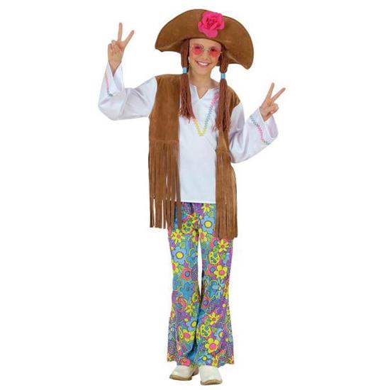 Disfraz Hippie Paz y Amor niñas Disfraz Hippie Paz y Amor niñas